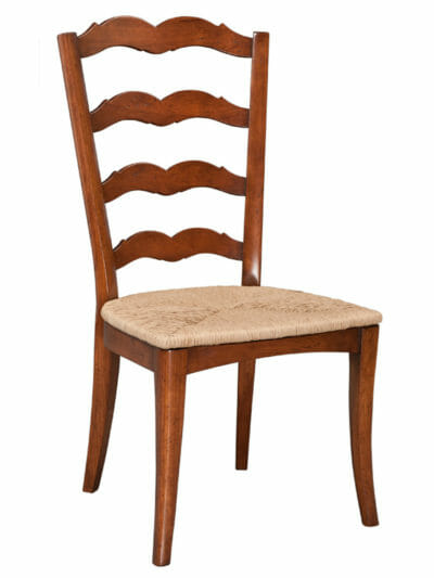 Raleigh Side Chair, Hazelnut, Rush Seat