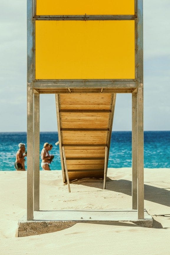 Cottage Home | Coastal Furniture & Beach House Furniture | Yellow Lifeguard Stand