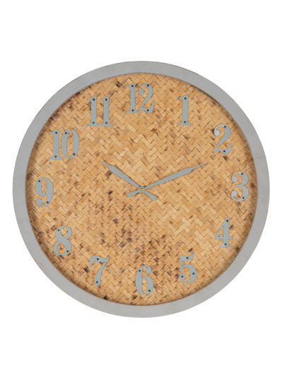 Basketweave Wall Clock