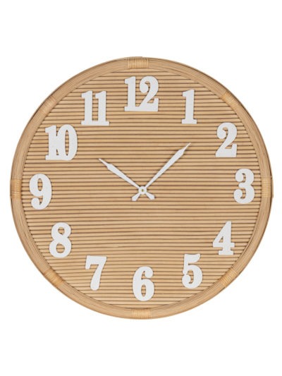 Bamboo Wall Clock