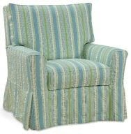 Lodge & Lake House Furniture, Kennebunk Slipcovered Accent Chair