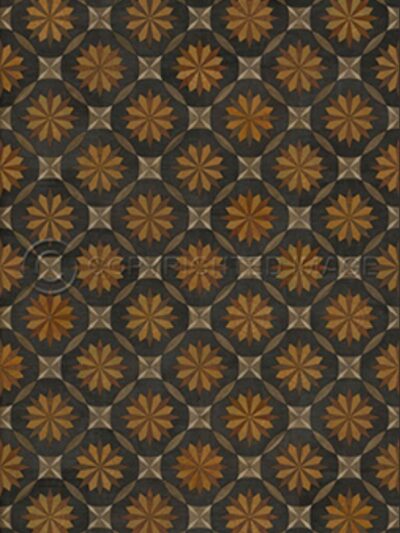 Spicher Brown Pattern Vinyl Floor Cloth