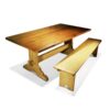 Barn-Wood-Dining-Table-Concord-Trestle-Table-2in-Top-BB-Planktop-Bench1