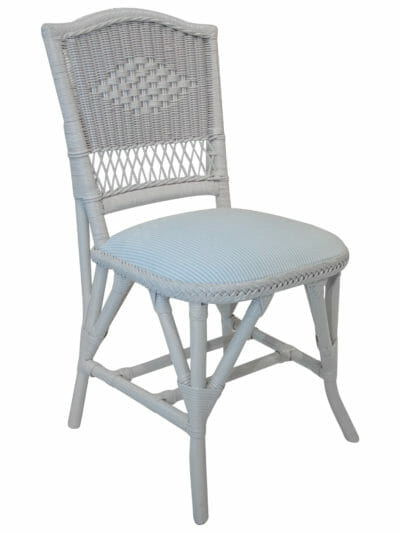 Porch Wicker Furniture, Bistro Diamond Wicker Side Chair