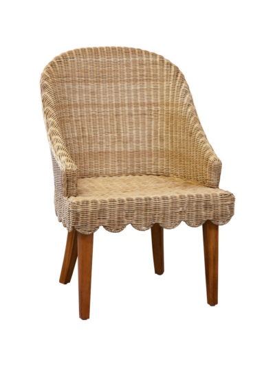 Blooming Wicker Arm Chair
