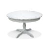 Country Farm Furniture, Country Farm Round Classic Pedestal Table, Snow, Apron