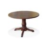 Country Farm Furniture, Country Farm Round Classic Pedestal Table, Large Pedestal, Thick Top, Seamless, Toffee, Light Distressing