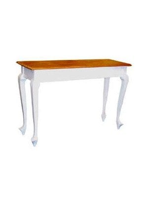 Cottage White Console Table,