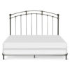 Iron Headboard with Bed Frame Example
