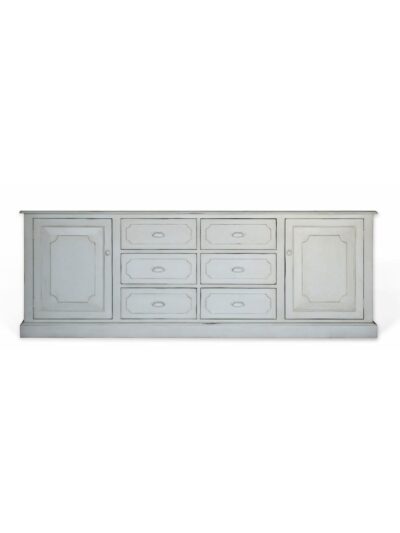 The Hampton's Painted Furniture, Northport Buffet, Painted Hardware, French Grey