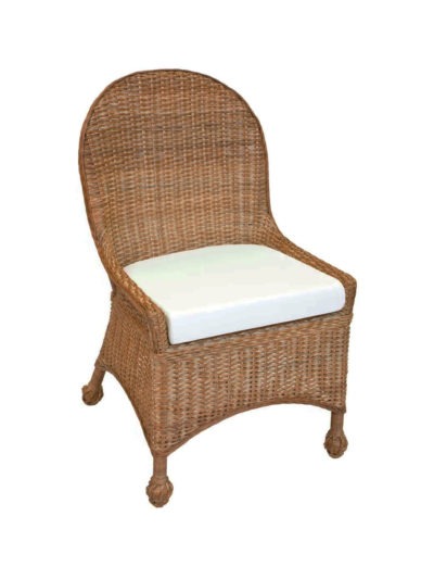 Outerbanks Wicker Dining Chairs, Pecan