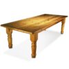Reclaimed-Barn-Wood-Dining-Table-English-Turned-Legs-2in-Top-2in-BB-Honey1