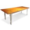 Reclaimed-Barn-Wood-Table-Bar-Height-1in-Top-No-BB-Hazelnut-Top-Cool-Breeze-over-Ivory-Rubbed-Base2