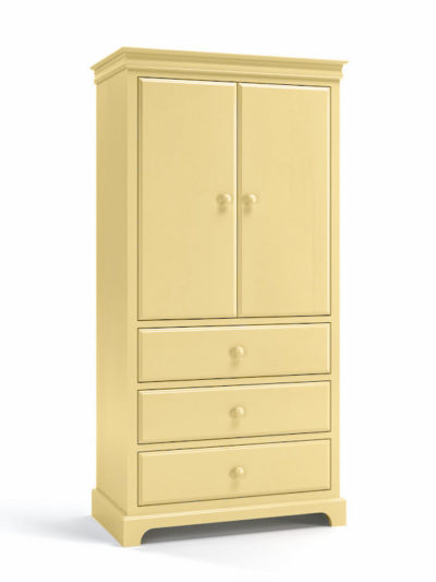 Rockford Three Drawer Armoire, Butter