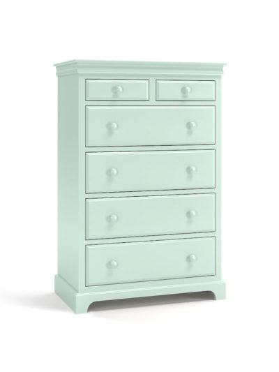 Rockford Two Over Four Drawer Chest, Duck Egg