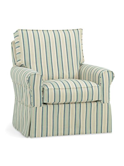 Shoreline Slipcovered Furniture, Seaport Slipcovered Accent Chair, Dover Cream
